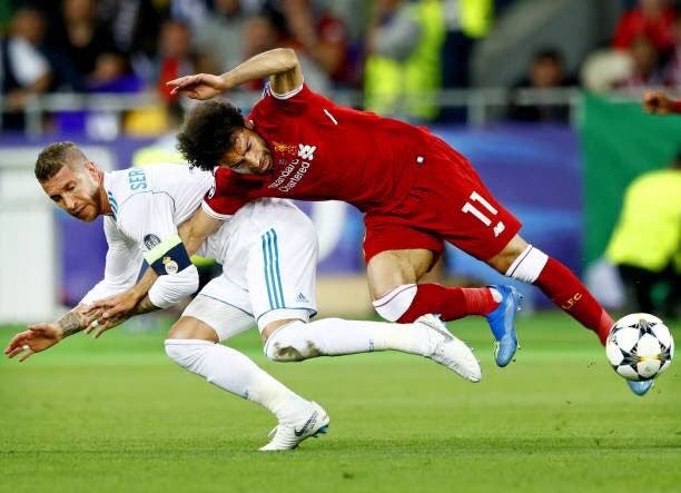 لحظة الاحتكاك مع راموس