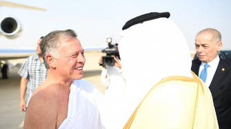 King Abdullah of Jordan arrives in Jeddah