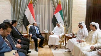 Abu Dhabi Crown Prince holds meeting with Yemen’s President Hadi