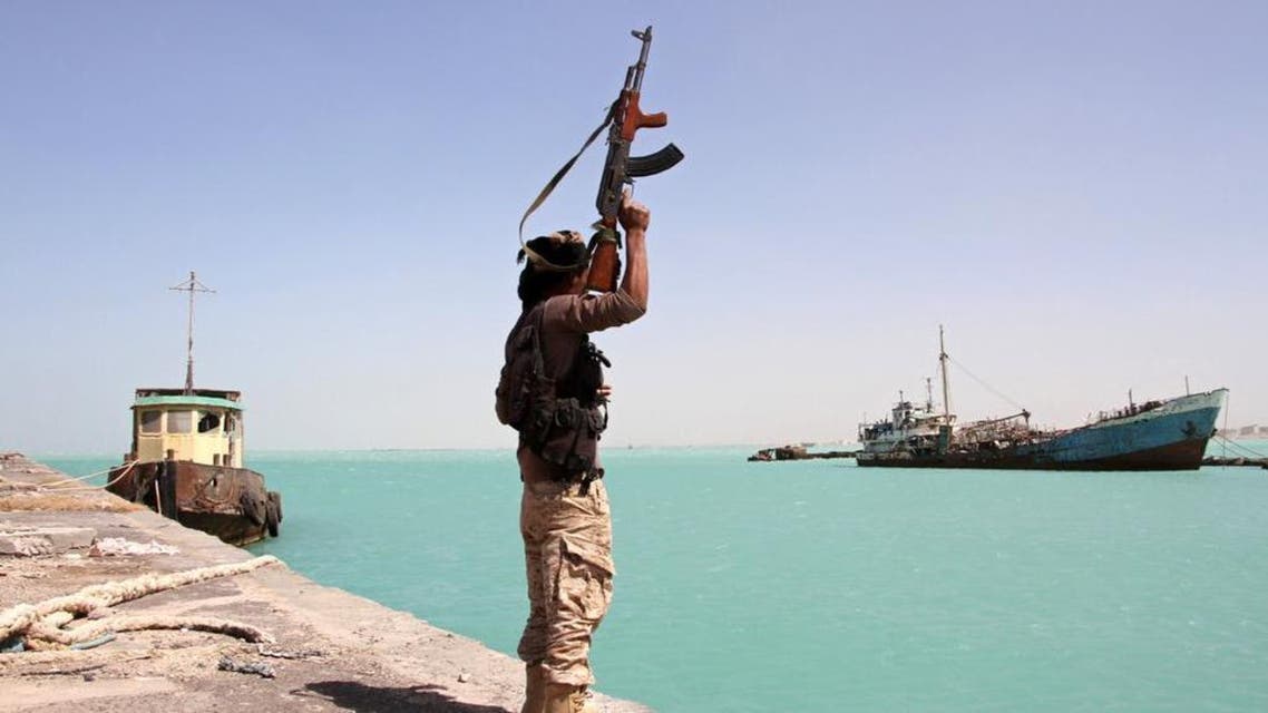 Hodeidah, Yemen’s biggest Red Sea port and the only one under Houthi control, serves as the lifeline for the majority of Yemen’s population. (File photo: AFP)