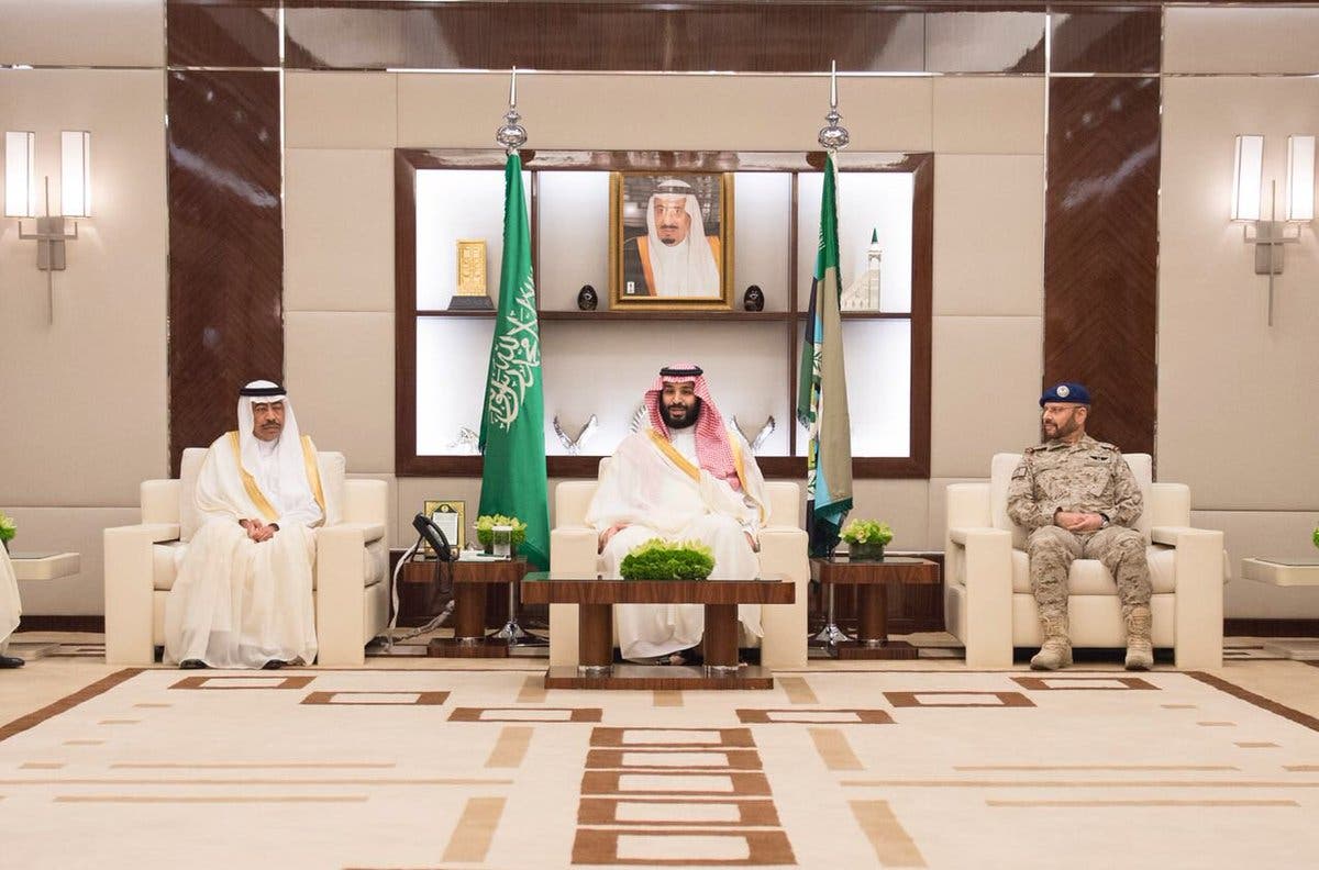 PICTURES: Saudi Crown Prince receives defense officials on occasion of Eid