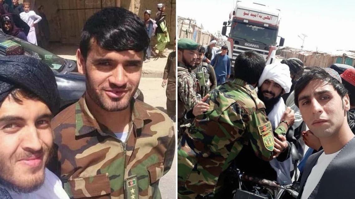 Video and pictures on social media showed cheerful soldiers and Taliban hugging one another and exchanging Eid greetings. (Twitter)