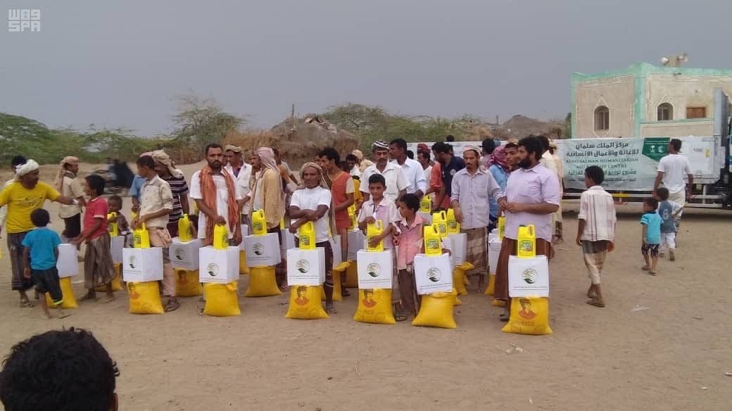 KSRelief continues distribution of food baskets in Hodeidah governorate