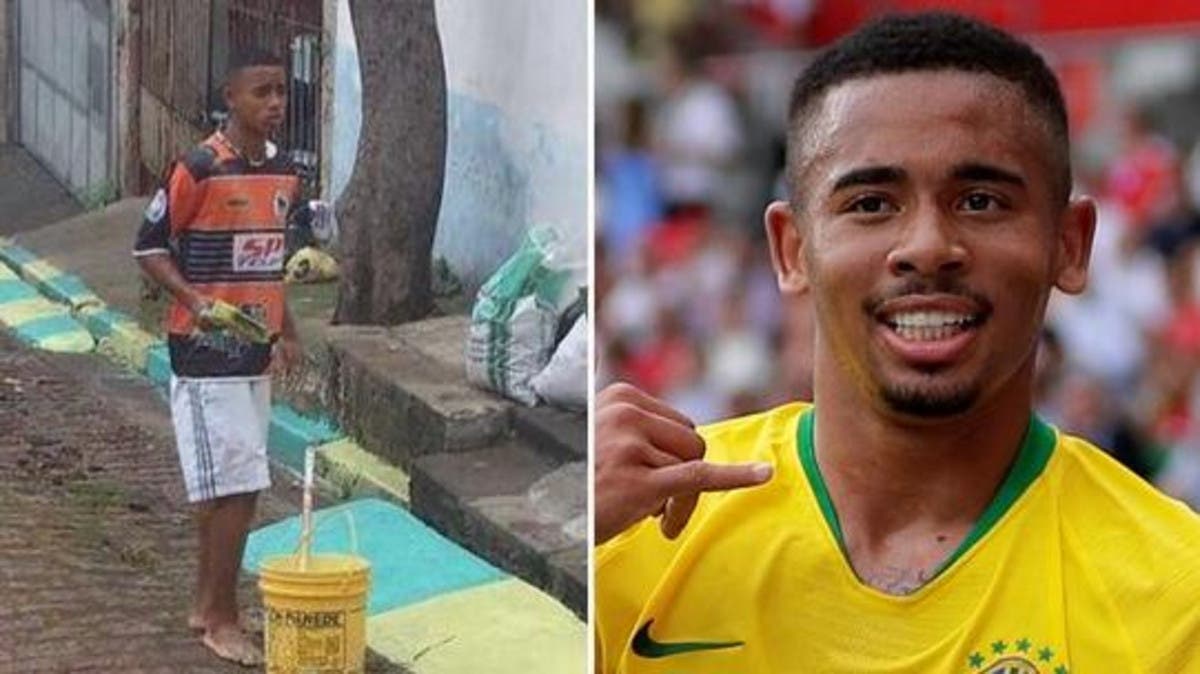 Gabriel Jesus From Brazil Street Painter To World Cup Star Striker Al Arabiya English