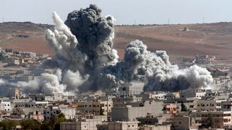 Syria state media says US bombs military positions, Washington denies