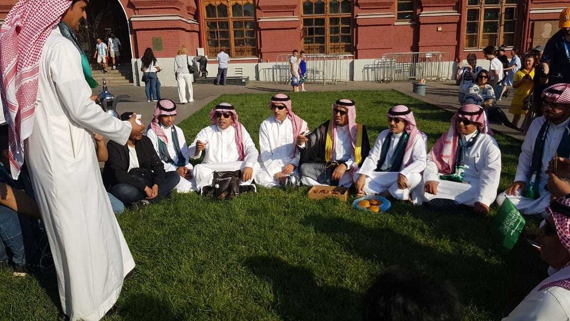 مشجعو الأخضر أتوا من مدينة الرس