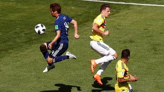 10 man Colombia fall to Japan in group H opener in Russia