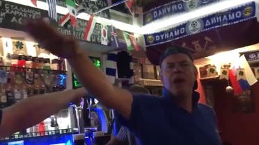 The English Football Association said it “strongly condemned” the actions of the people in the video. (Screengrab)