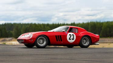 A 1962 Ferrari 250 GTO road racing car is shown in this image released by RM Sotheby’s in Blenheim, Ontario, Canada, on June 20, 2018. (Reuters)