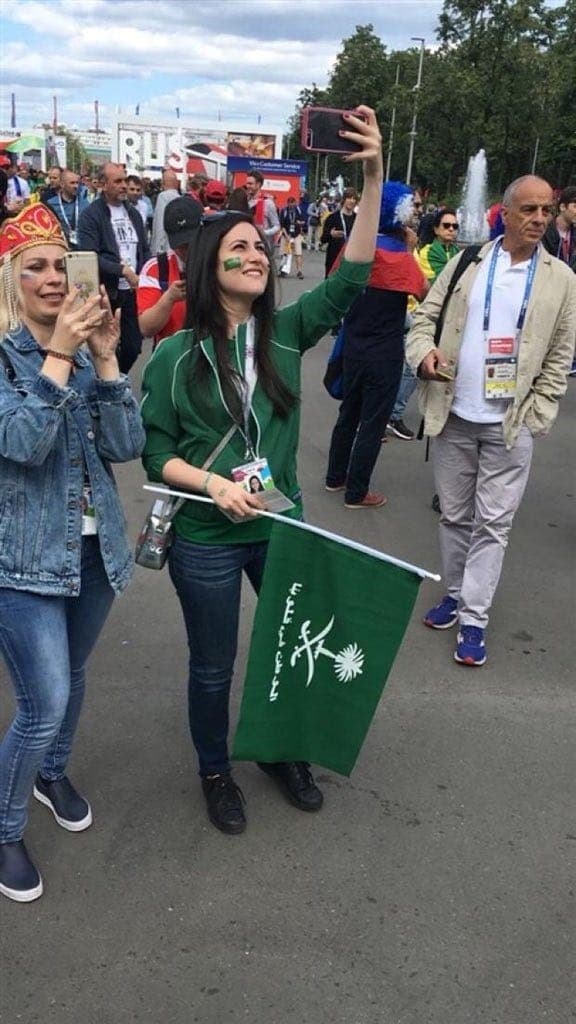Saudi women world cup. (Social media)
