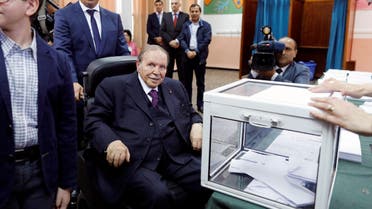 Abdelaziz Bouteflika after casting his ballot in Algiers on May 4, 2017. (Reuters)