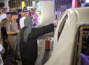 Women driving event. (SPA)