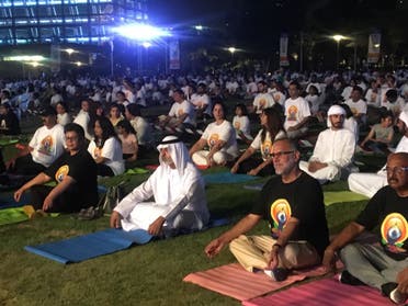 “We will all live healthier and happier lives if we can incorporate some yoga into our lifestyle,” India’s Ambassador to the UAE, Navdeep Singh Suri said. (Supplied)