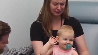 WATCH: Mother emotionally reacts when her deaf baby hears for first time