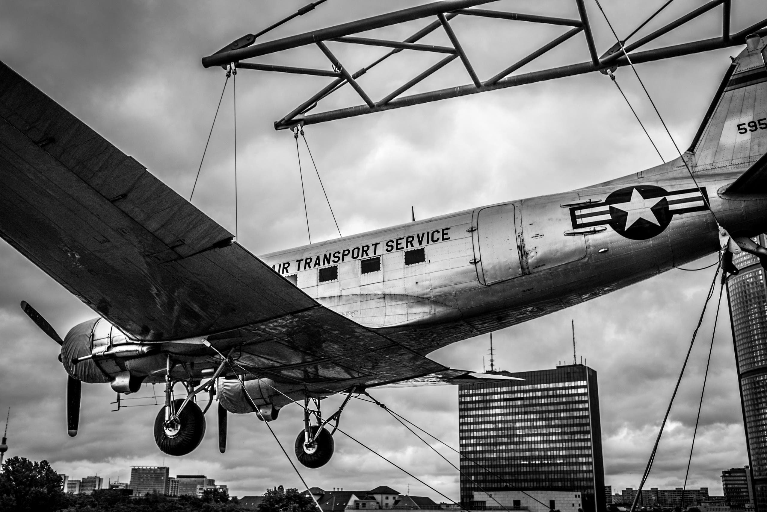 Douglas C-54 Skymaster, Candy Bomber, on roof of Technical Museum in Berlin. (Shutterstock)