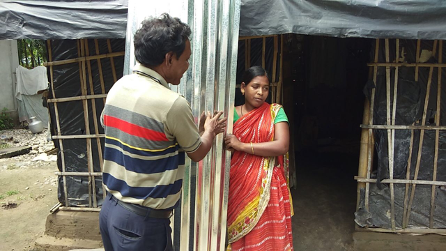 Haque’s home in Malbazar, Jalpaiguri district of West Bengal. (Supplied)