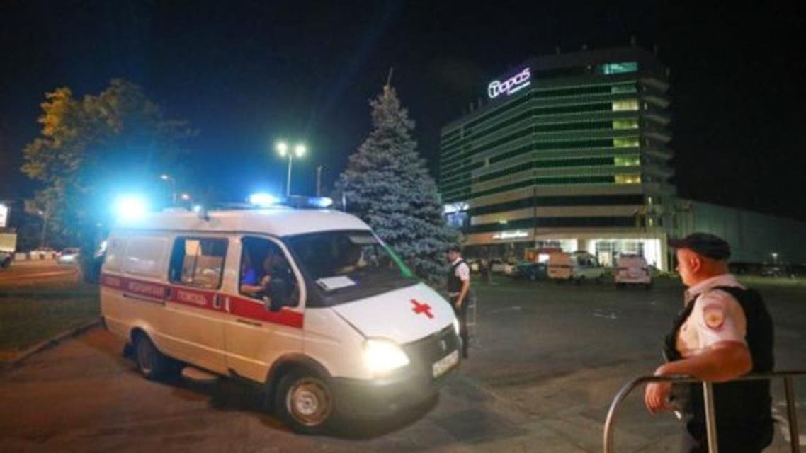 RUSSIA HOTEL BOMB. (REUTERS)