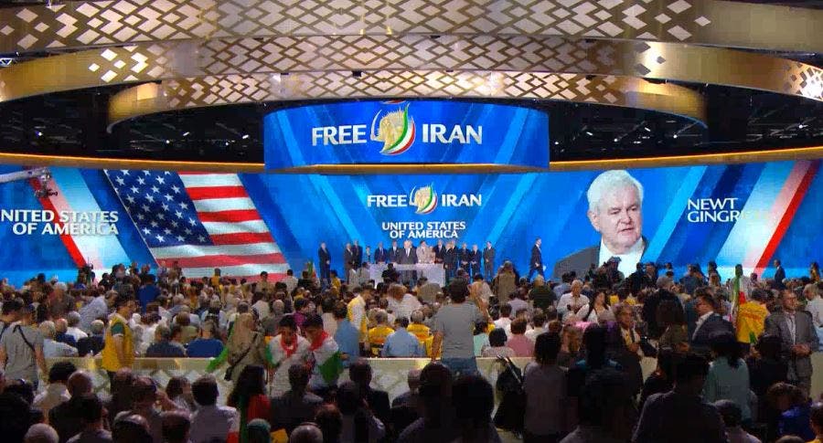 Gingrich free iran conference