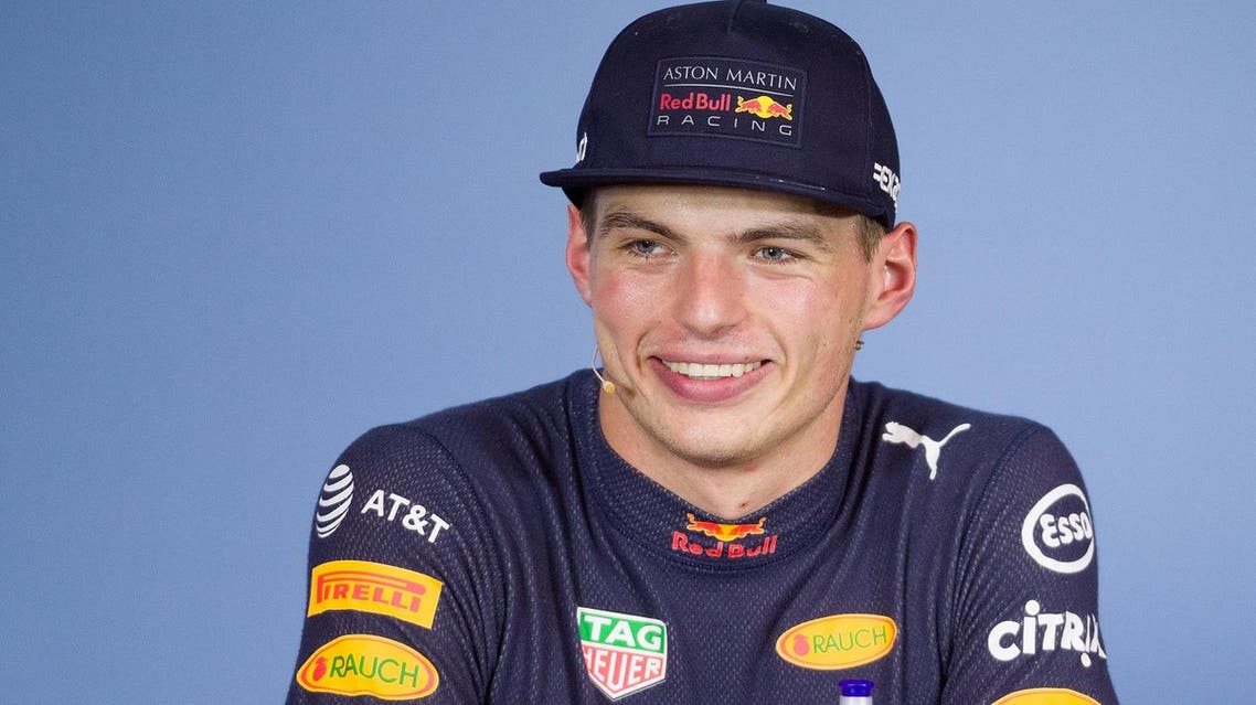Red Bull’s Dutch driver Max Verstappen attends a press conference after the Austrian Formula One Grand Prix in Spielberg, central Austria, on July 1, 2018. (AFP)