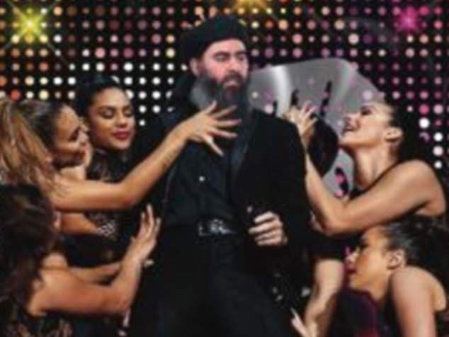 Daesh Xxx Video - What's the story behind picture of ISIS's Baghdadi with exotic dancers? |  Al Arabiya English