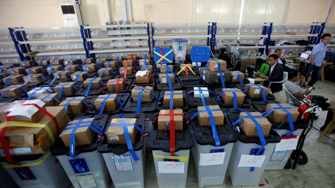 iraq ballot boxes. (File photo: Reuters)