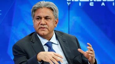 Arif Naqvi at the annual meeting of the World Economic Forum in Davos, on January 17, 2017. (Reuters)