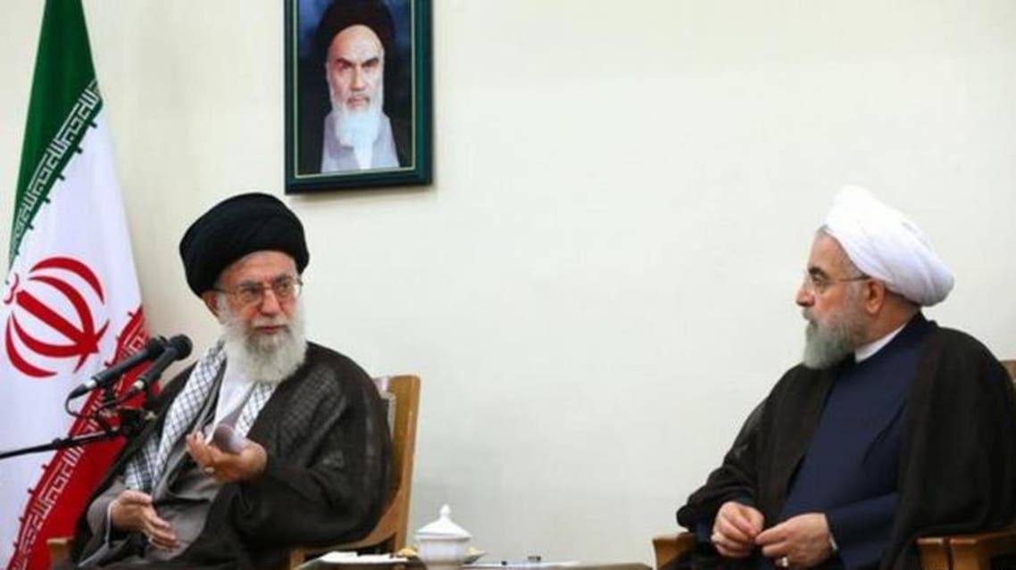 حسن روحانی رئیسجمهوری ایران و علی خامنهای رهبر این کشور
