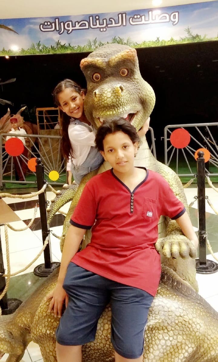 Nawal and her brother