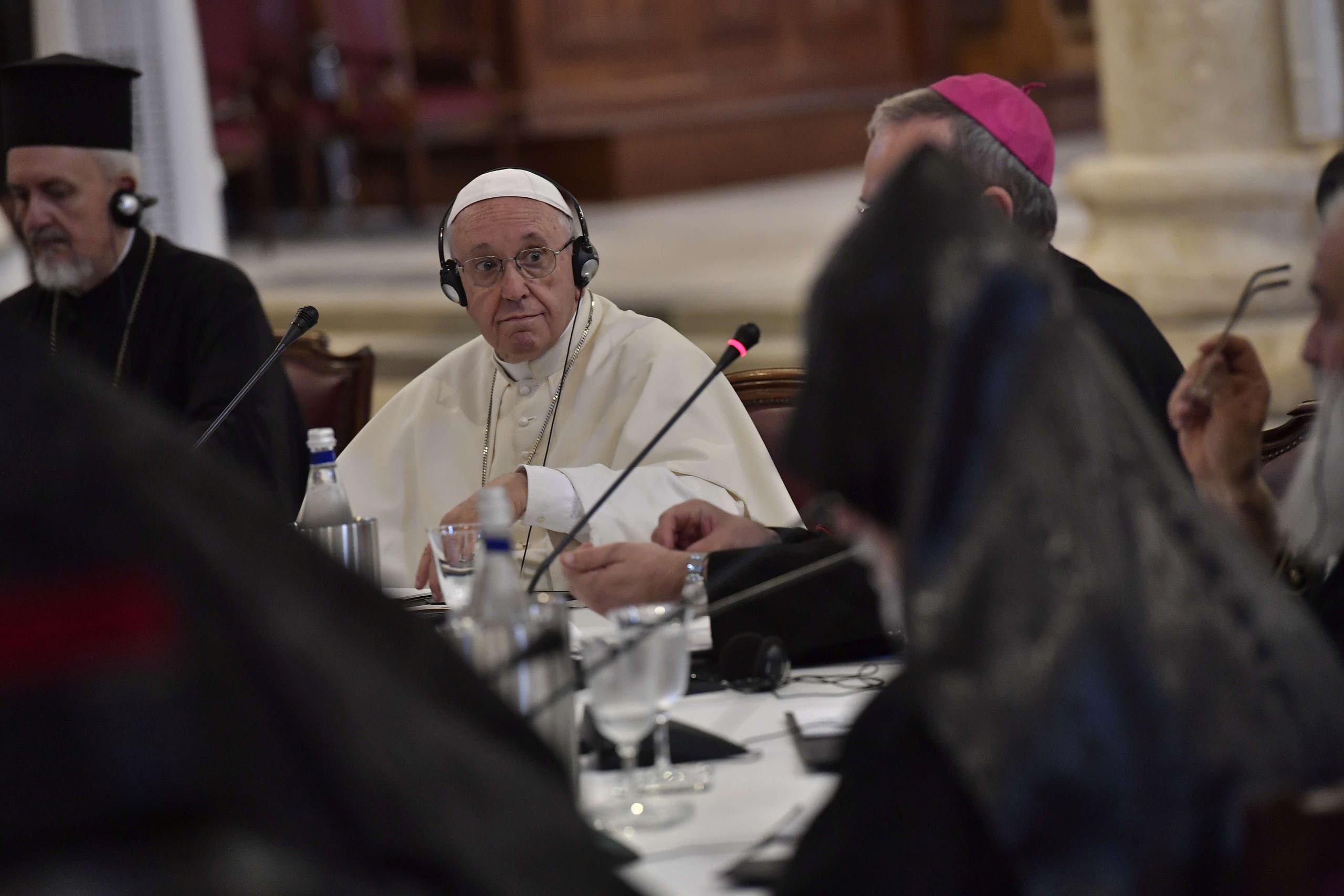pope francis in summit (Reuters)