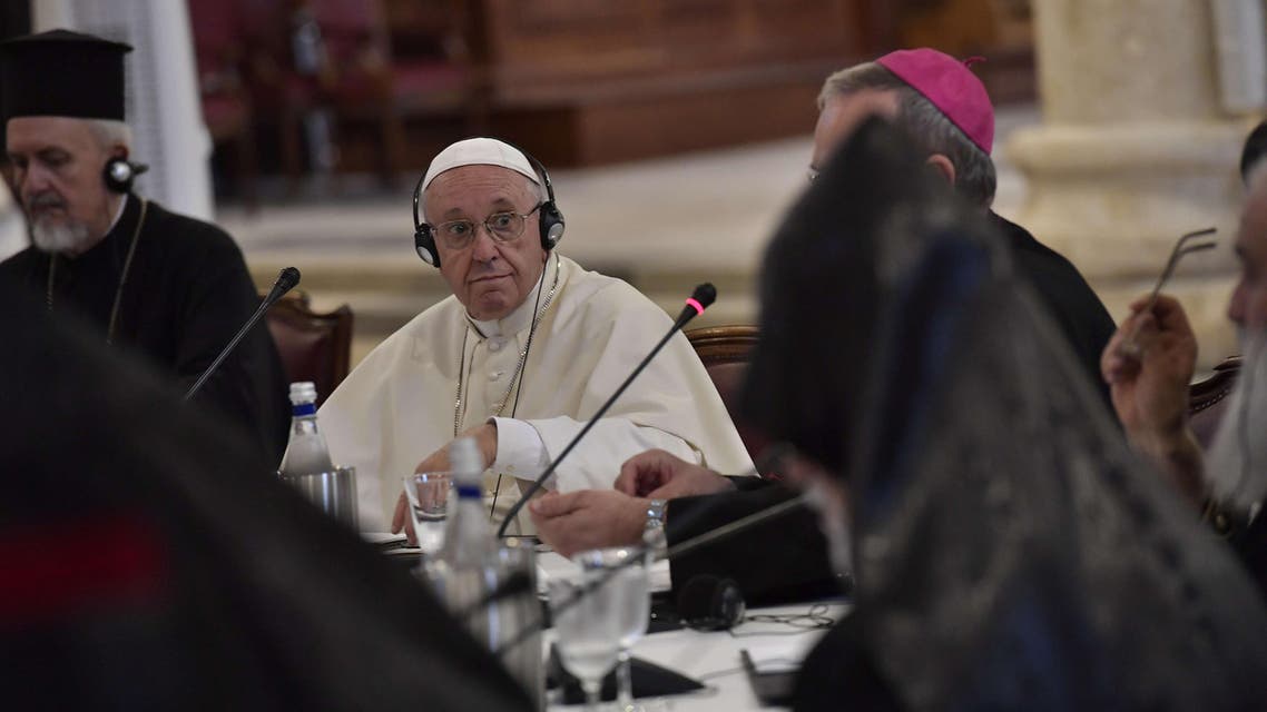 pope francis in summit (Reuters)