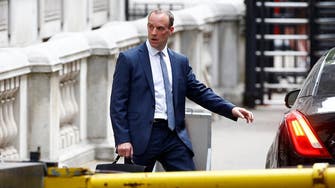 Britain’s Brexit minister Raab quits