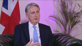 British chancellor of exchequer Hammond: UK strongly supports Saudi Vision 2030