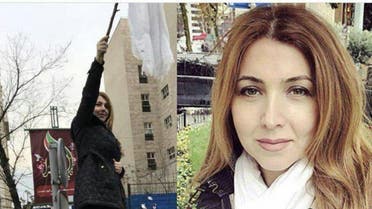 Shapark Shajarizadeh posted on her personal website that she had been jailed for “opposing the compulsory hijab”. (Twitter)