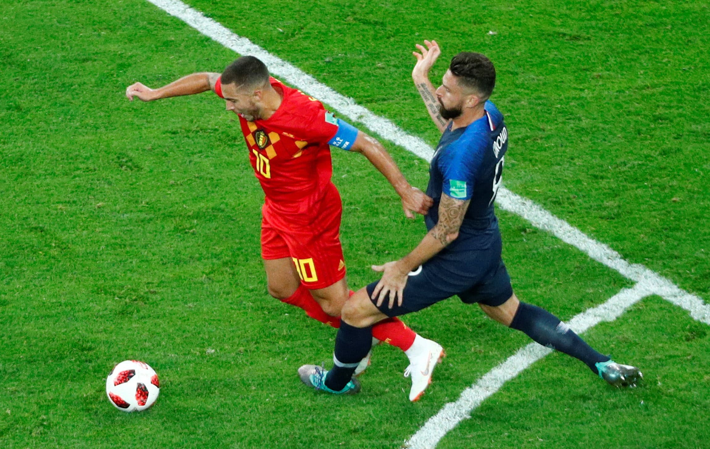 أومتيتي يطير فوق لاعبي بلجيكا ويؤهل فرنسا إلى النهائي 197a9332-fe64-4d35-a5ad-c87857c2ed50