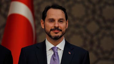 Turkey finance minister Albayrak. (AP)