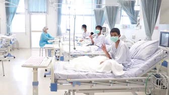 VIDEO: Rescued Thai boys make victory signs from hospital beds