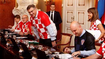 WATCH: Croat ministers wear football shirts to celebrate WC semi-final win
