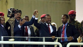 Ethiopia, Eritrea leaders arrive at venue to open Eritrea embassy in Addis Ababa