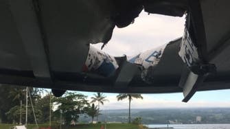 "قنبلة بركانية" خرقت سفينة سياحية وأصابت 22 شخصاً