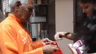 VIDEO: Despite handicap, India’s ‘Medicine Baba’ collects pills to help the poor