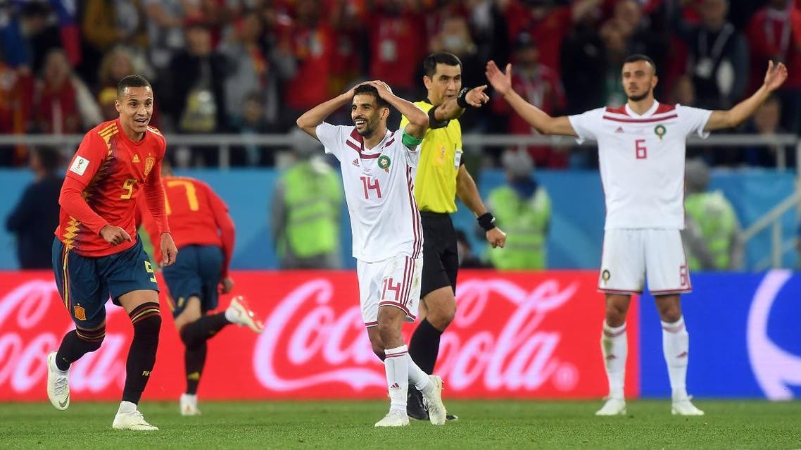 Morocco v Spain WC (AFP)