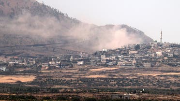 آثار قصف في إحدى مناطق درعا