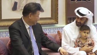 Abu Dhabi’s crown prince brings grandchildren to meeting with Chinese president