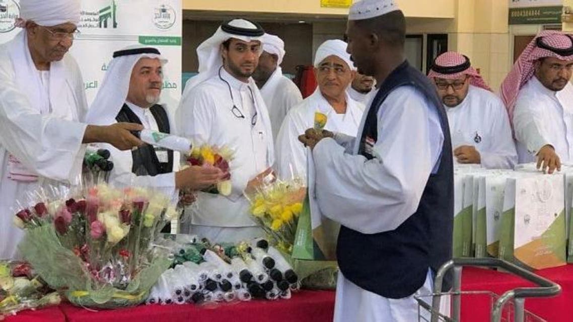 Sudan pilgrims arrive for hajj. (SPA)