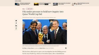 Financial Times: FIFA under pressure to hold inquiry into Qatar World Cup bid