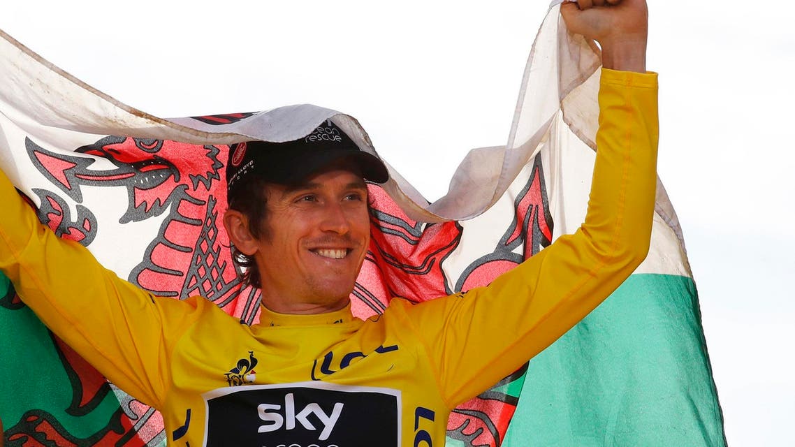 Geraint Thomas Tour de france. (AP)