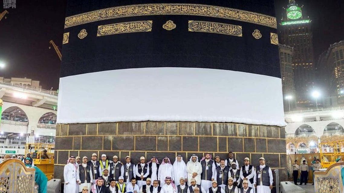 Kaaba hajj Kiswa. (SPA)
