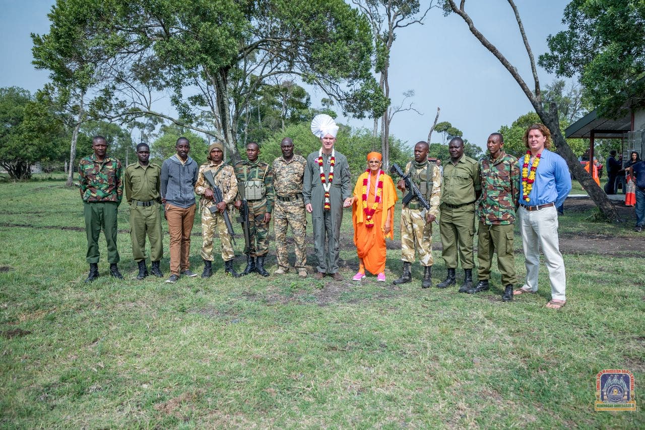 The Scottish band of Nairobi’s Swaminarayan sect often raises funds for wildlife conservation. (Supplied)