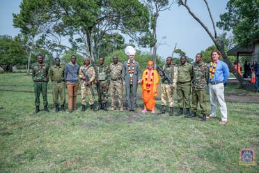 The Scottish band of Nairobi’s Swaminarayan sect often raises funds for wildlife conservation. (Supplied) 