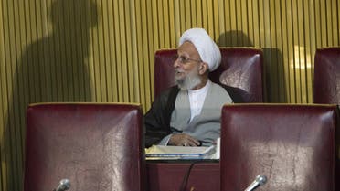 Mesbah-Yazdi during the assembly session in Tehran on September 6, 2011. (AFP)